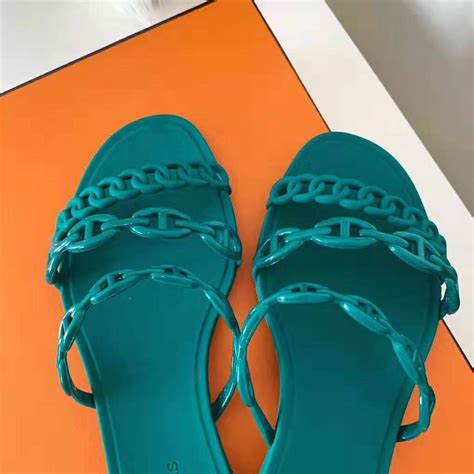 hermes rivage sandal|Hermes chunky sandal.